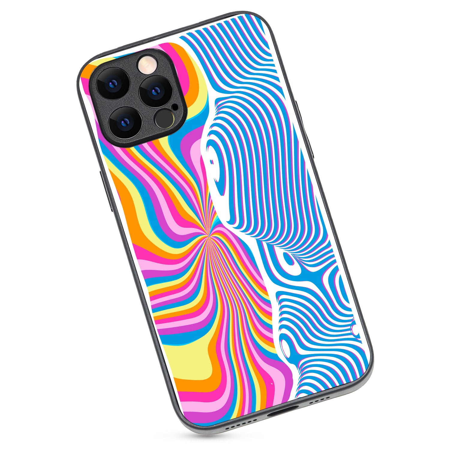 Rainbow Optical Illusion iPhone 12 Pro Max Case