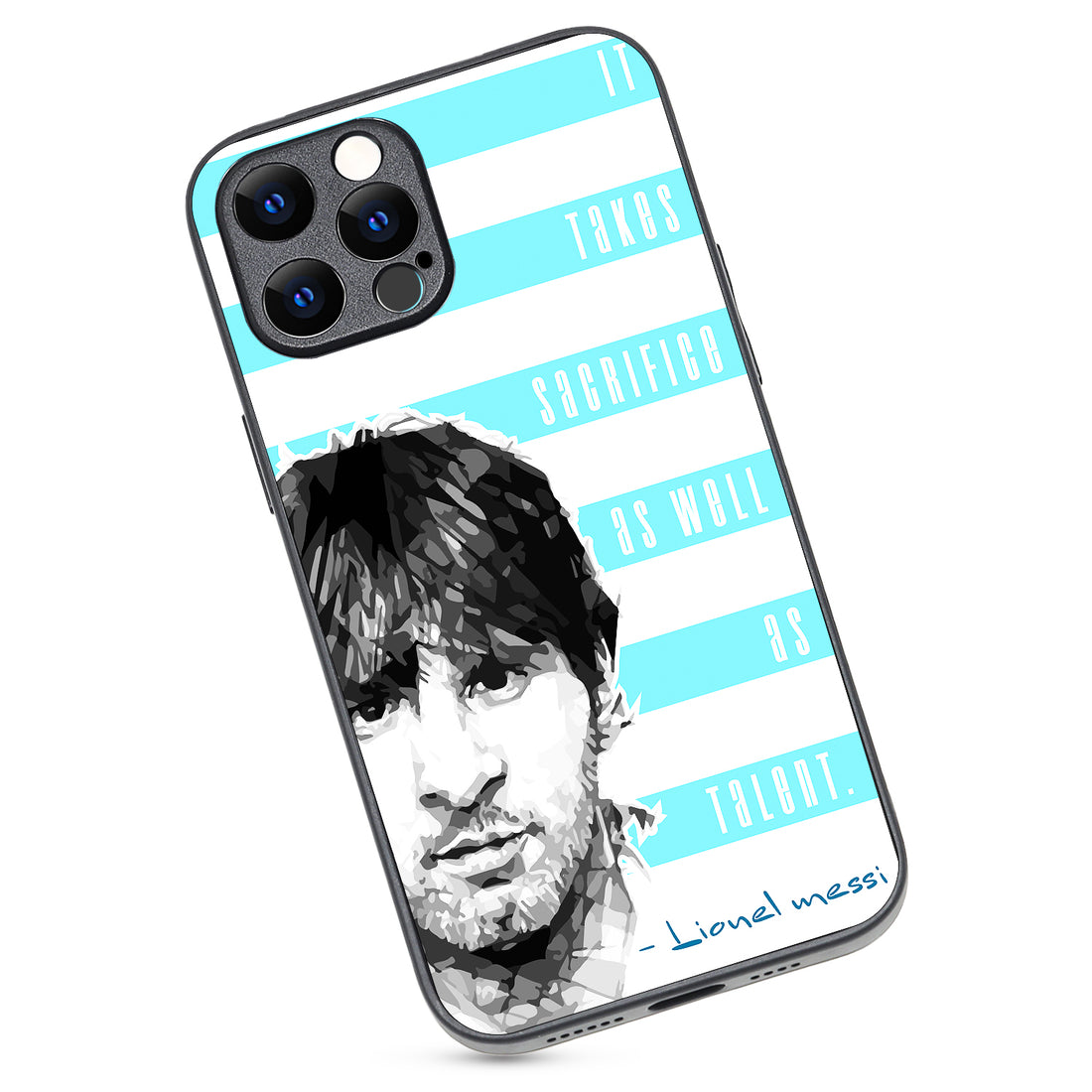 Messi Quote Sports iPhone 12 Pro Max Case