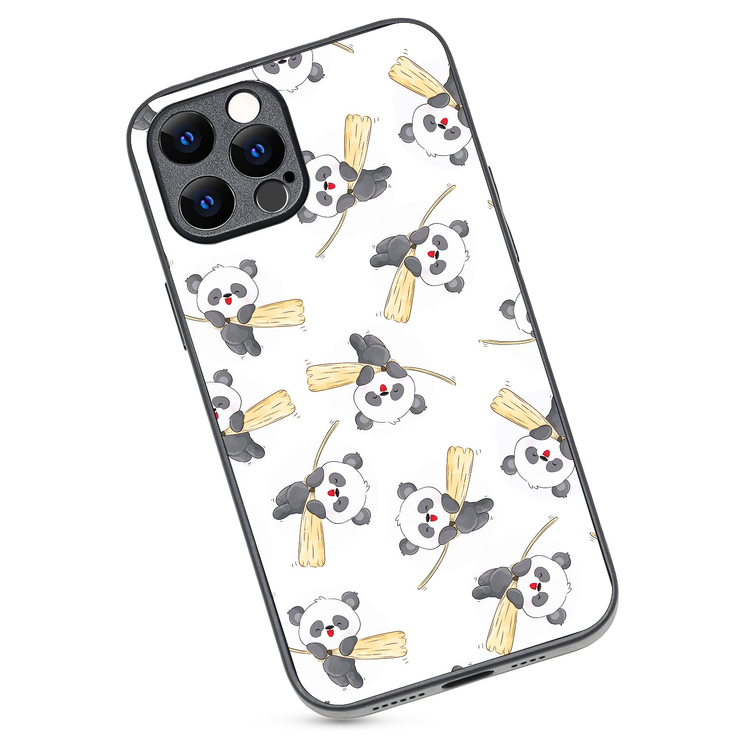 Sleep Panda Cartoon iPhone 12 Pro Max Case