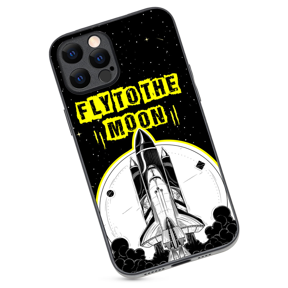 Fly To The Moon Space iPhone 12 Pro Max Case