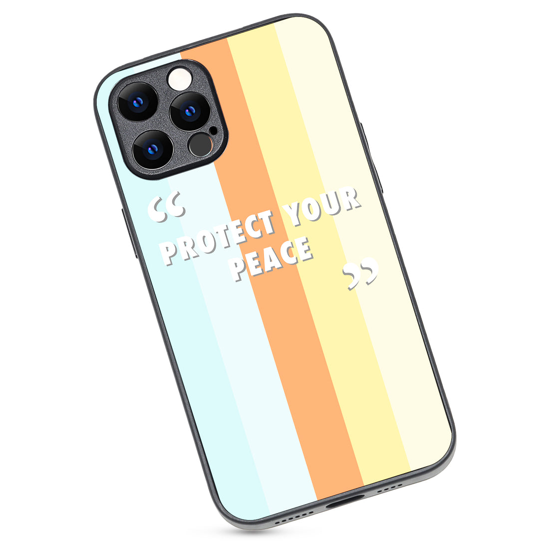 Protect your peace Motivational Quotes iPhone 12 Pro Max Case