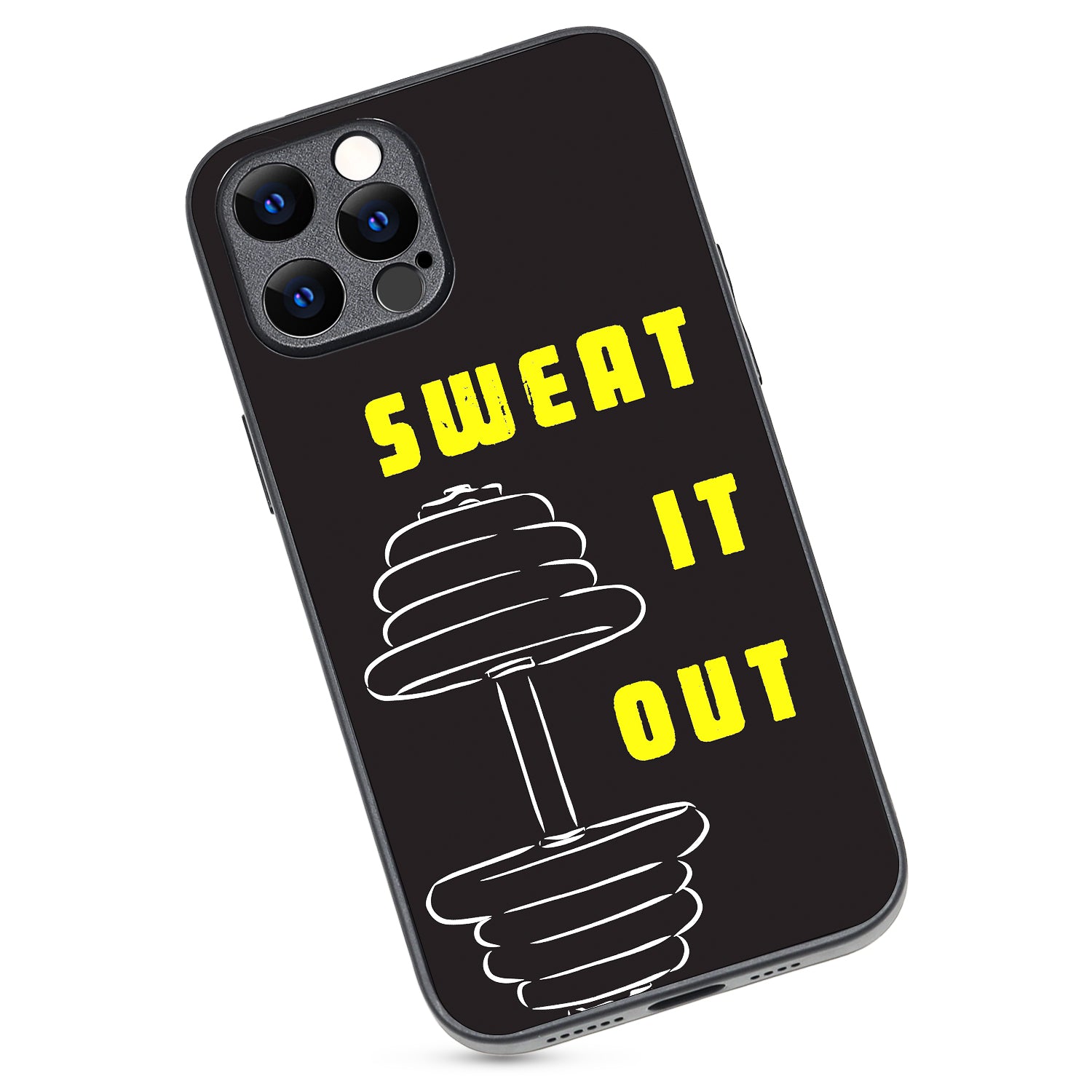 Sweat It Out Motivational Quotes iPhone 12 Pro Max Case