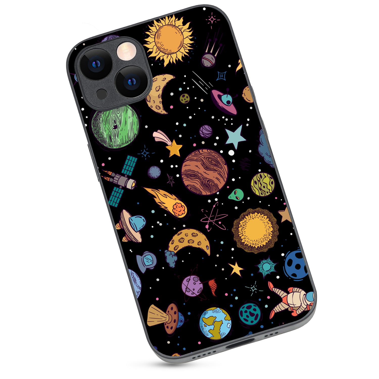 Space Doodle iPhone 13 Case