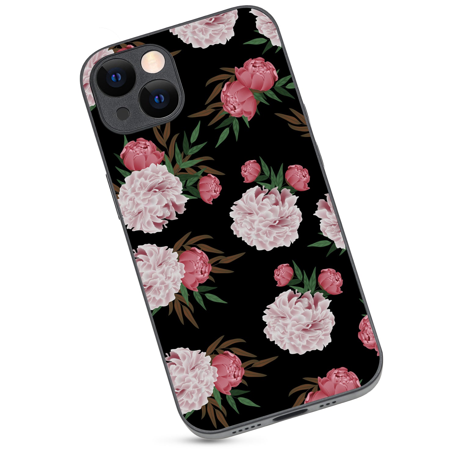 Pink Floral iPhone 13 Case