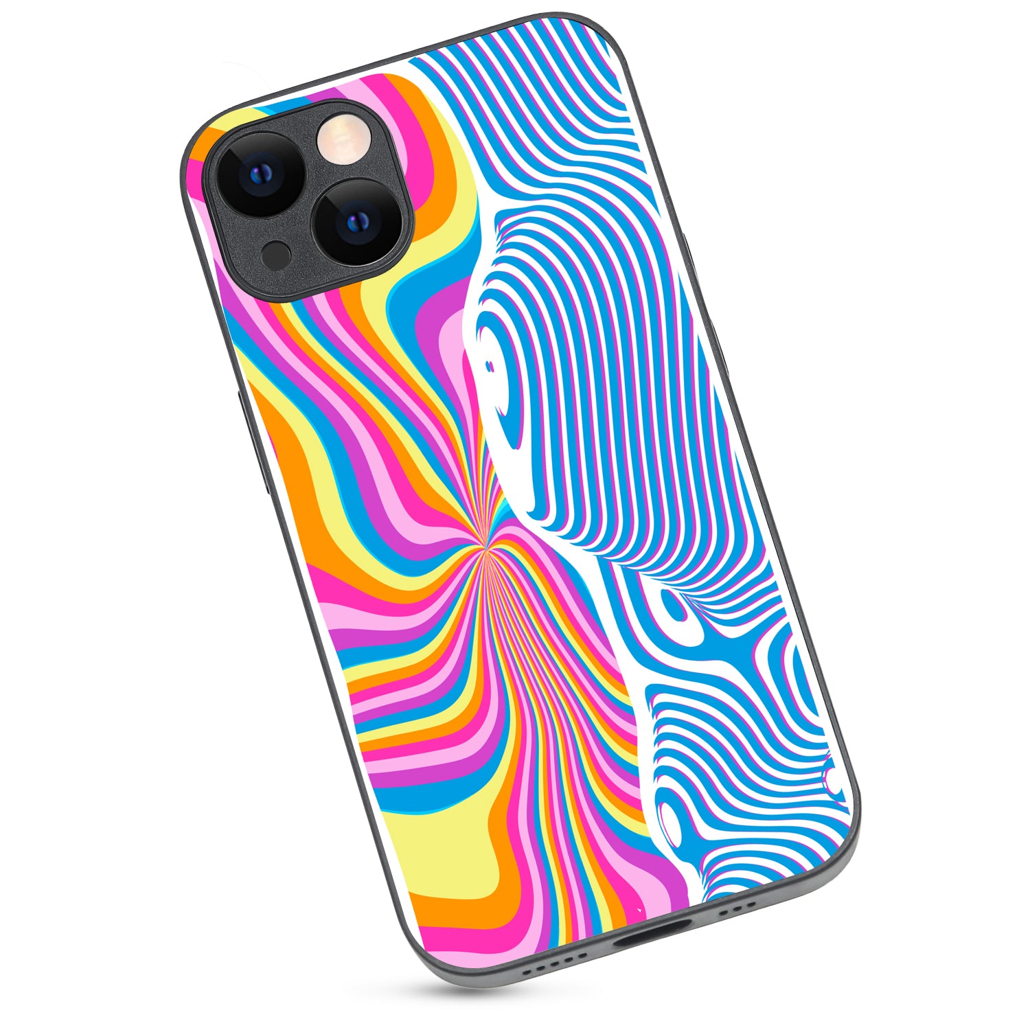 Rainbow Optical Illusion iPhone 13 Case