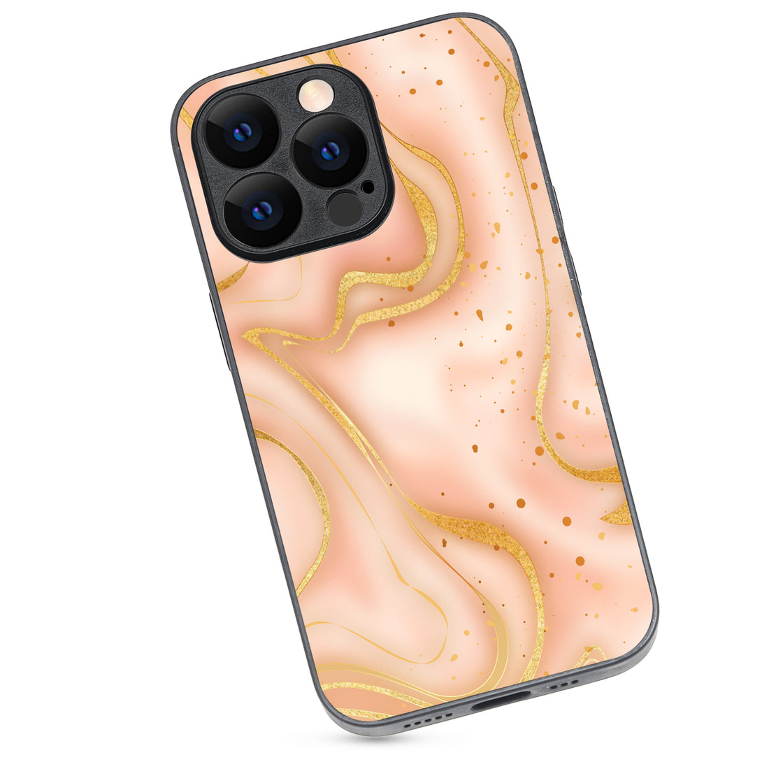 Golden Marble iPhone 13 Pro Case