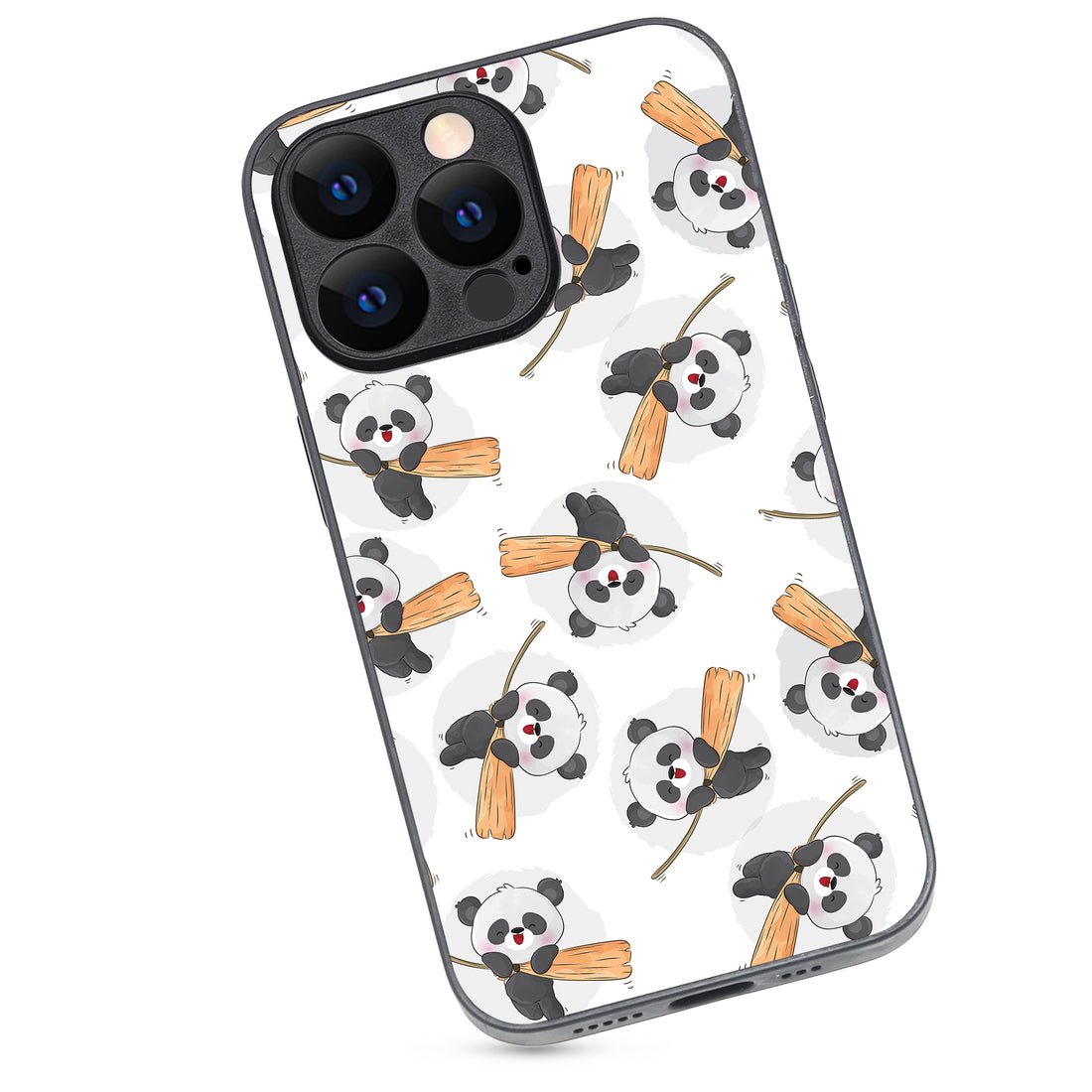 Sleep Panda Cartoon iPhone 13 Pro Case