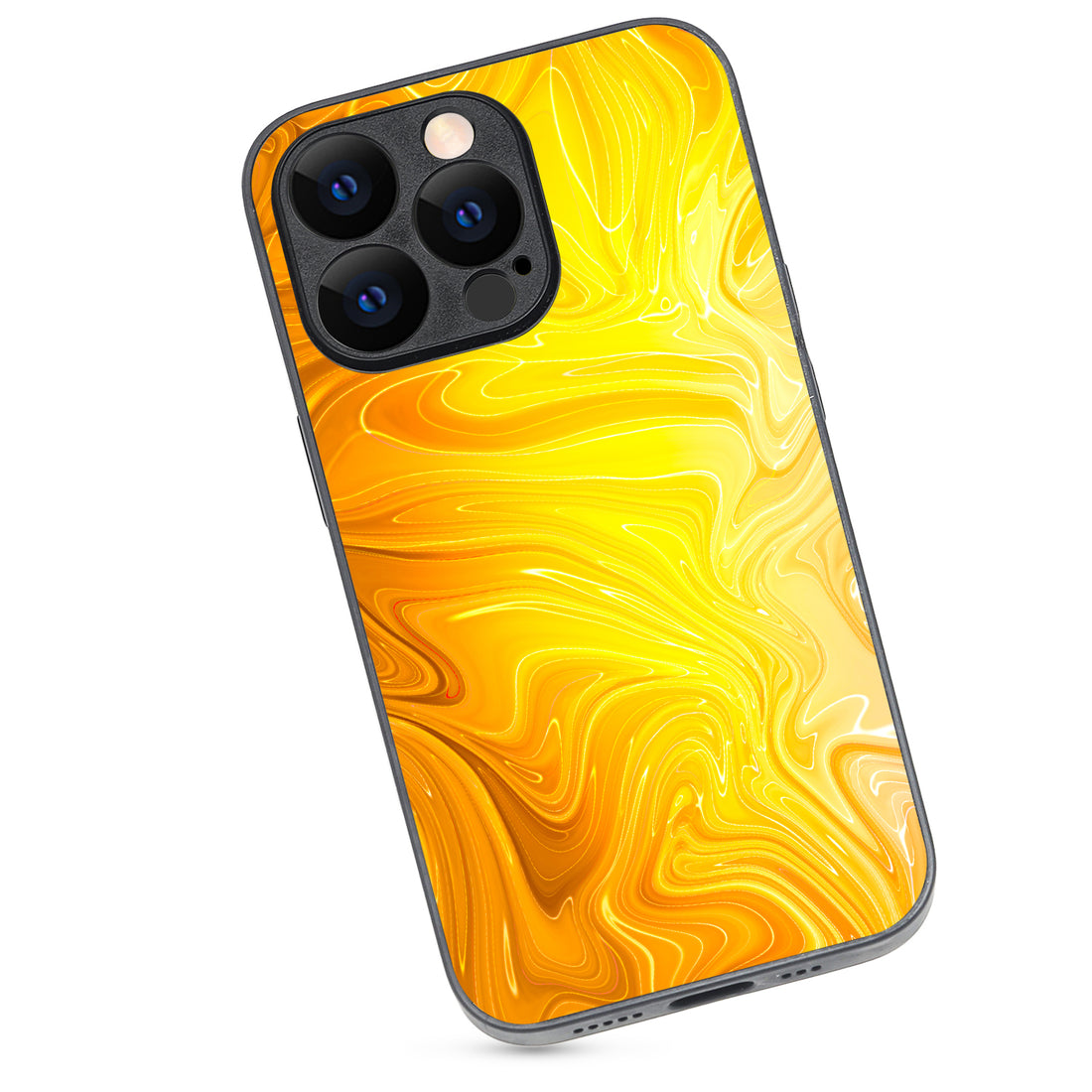 Yellow Marble iPhone 13 Pro Case