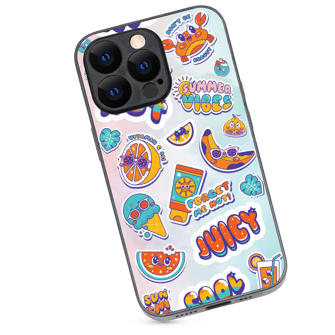 Summer Feel Doodle iPhone 13 Pro Case
