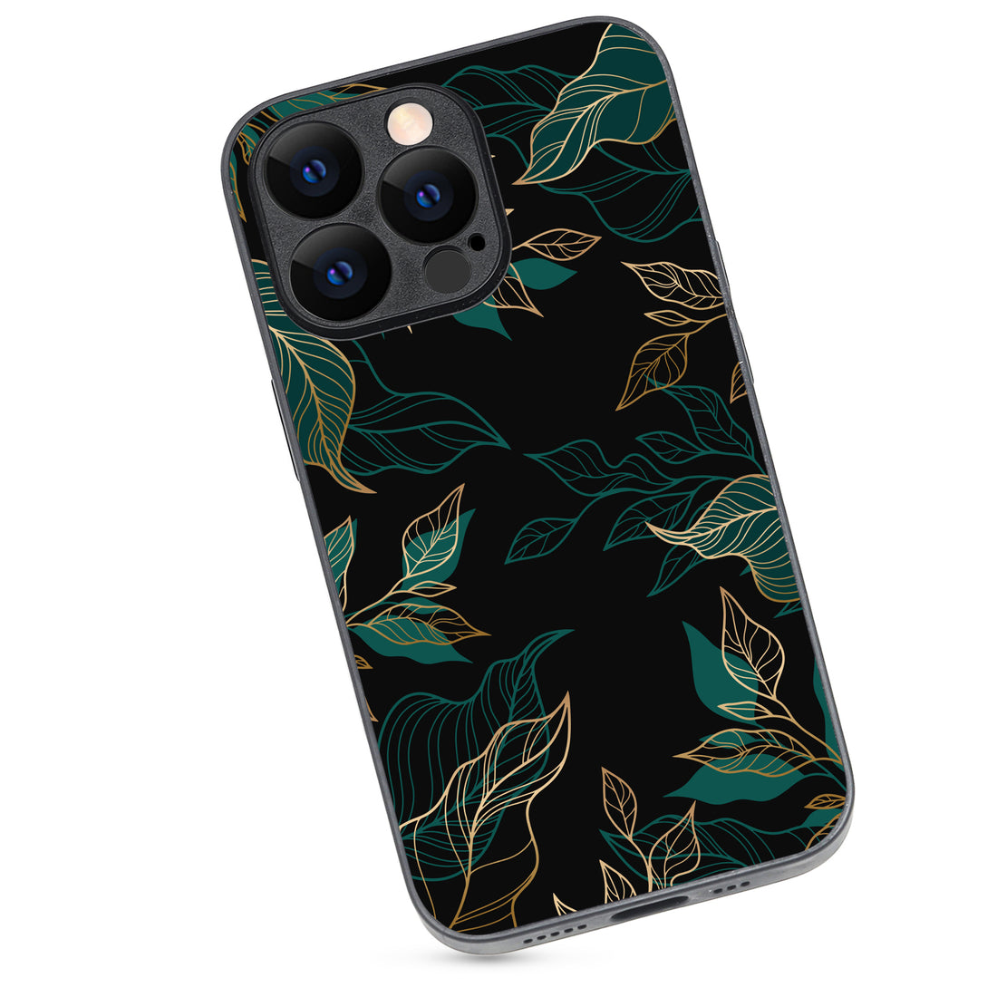Black Floral iPhone 13 Pro Case