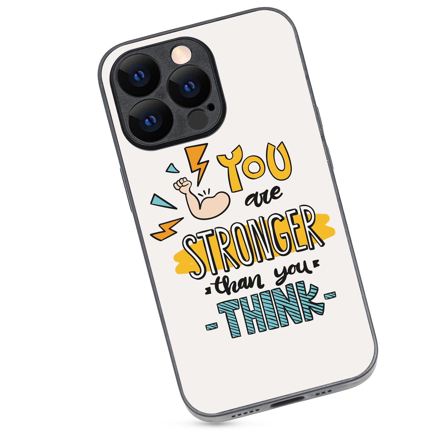 You Are Stronger Motivational Quotes iPhone 13 Pro Case