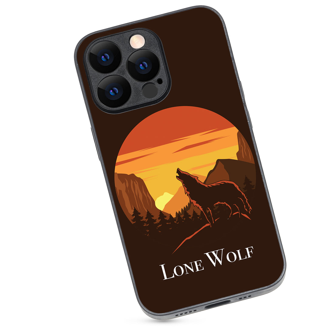 Lone Wolf Cartoon iPhone 13 Pro Case