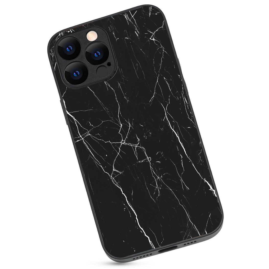 Black Tile Marble iPhone 13 Pro Max Case