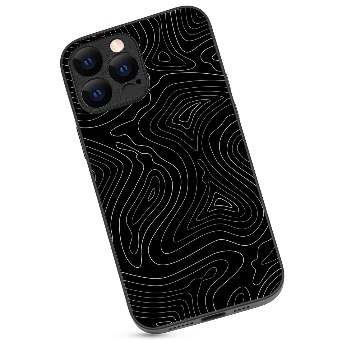 Black Illusion Optical Illusion iPhone 13 Pro Max Case