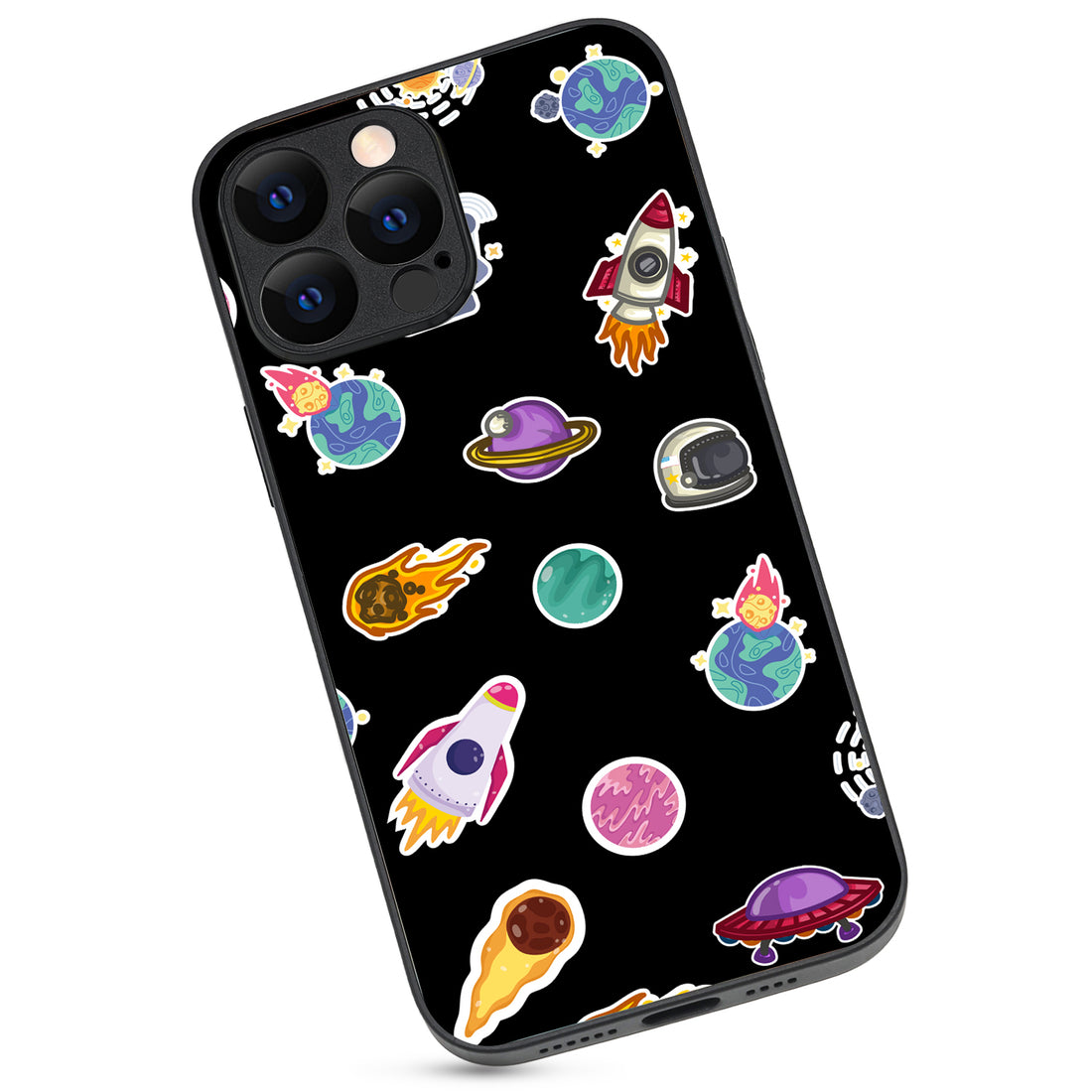 Stickers Space iPhone 13 Pro Max Case