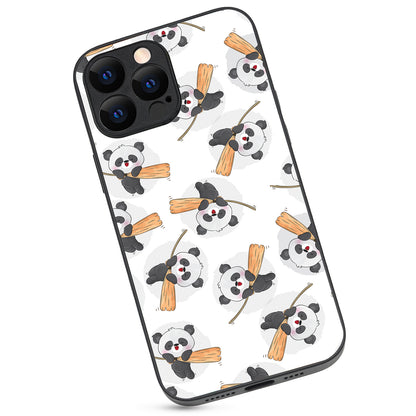 Sleep Panda Cartoon iPhone 13 Pro Max Case