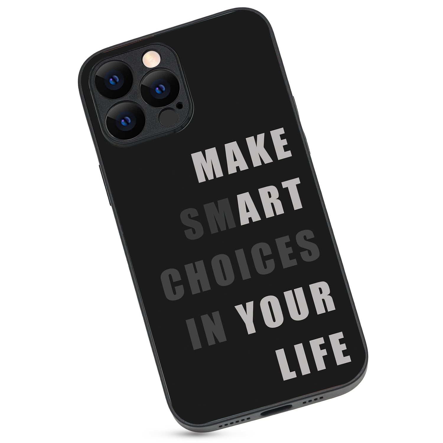 Smart Choices Motivational Quotes iPhone 13 Pro Max Case