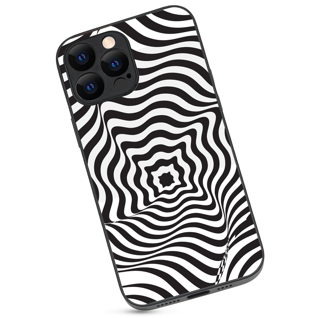 White Star Optical Illusion iPhone 13 Pro Max Case