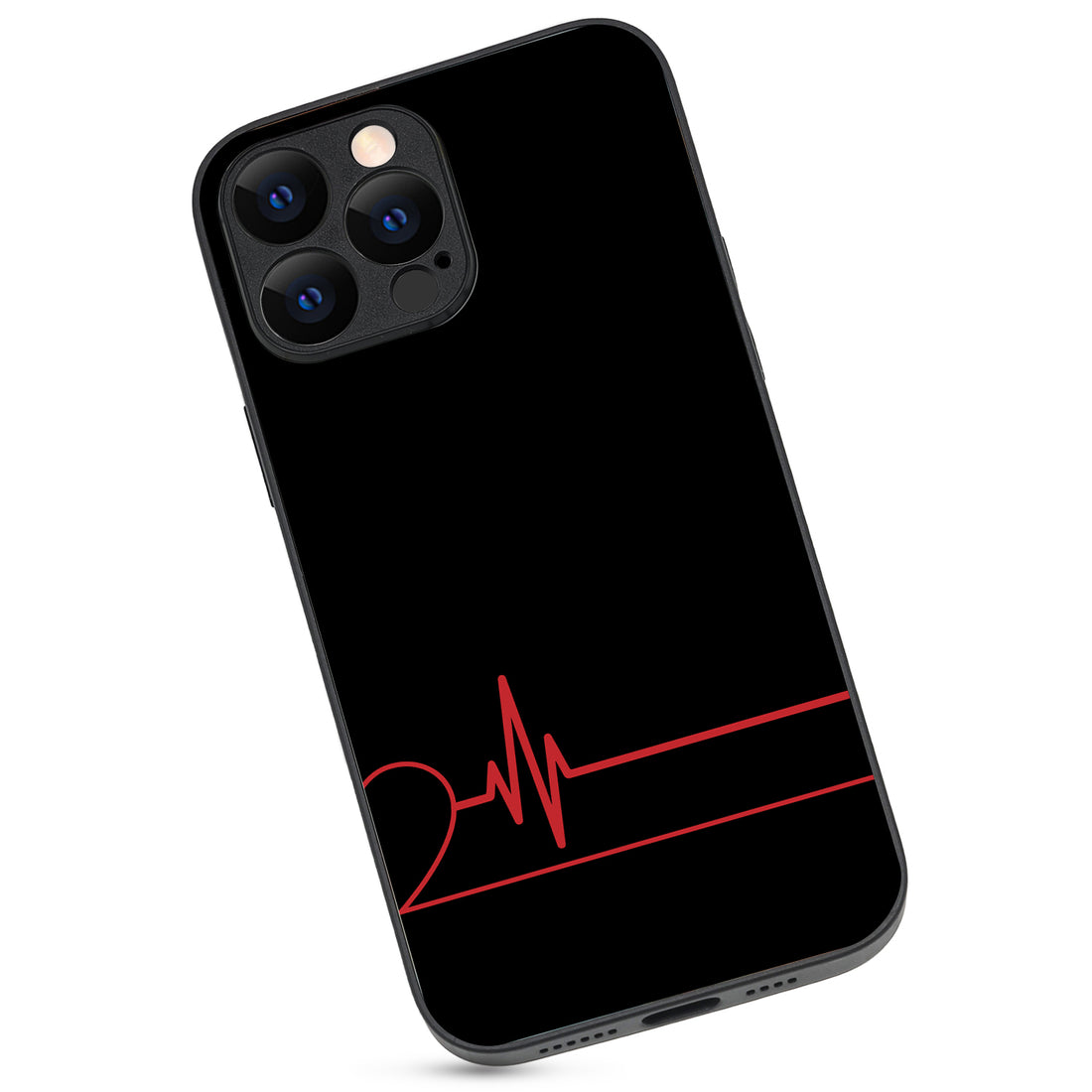 Single Heart Beat Couple iPhone 13 Pro Max Case