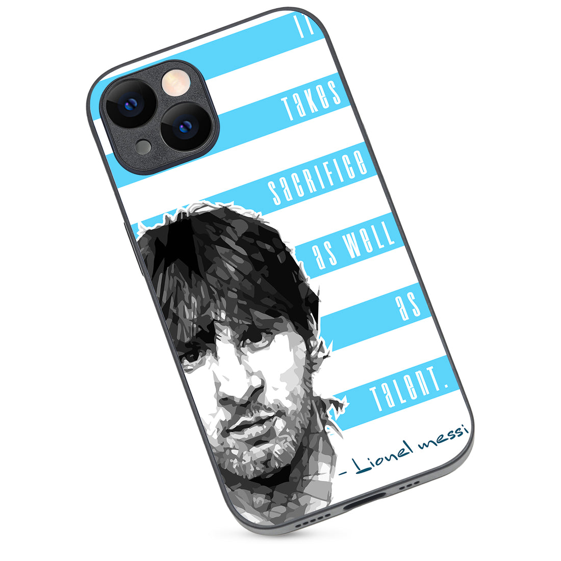 Messi Quote Sports iPhone 14 Case