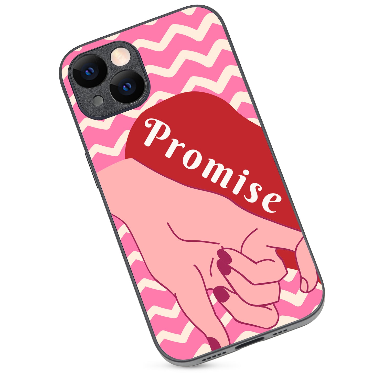 Promise Forever Girl Couple iPhone 14 Case