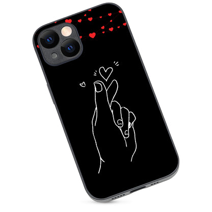 Click Heart Boy Couple iPhone 14 Case