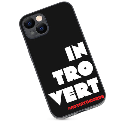 Introvert Motivational Quotes iPhone 14 Case