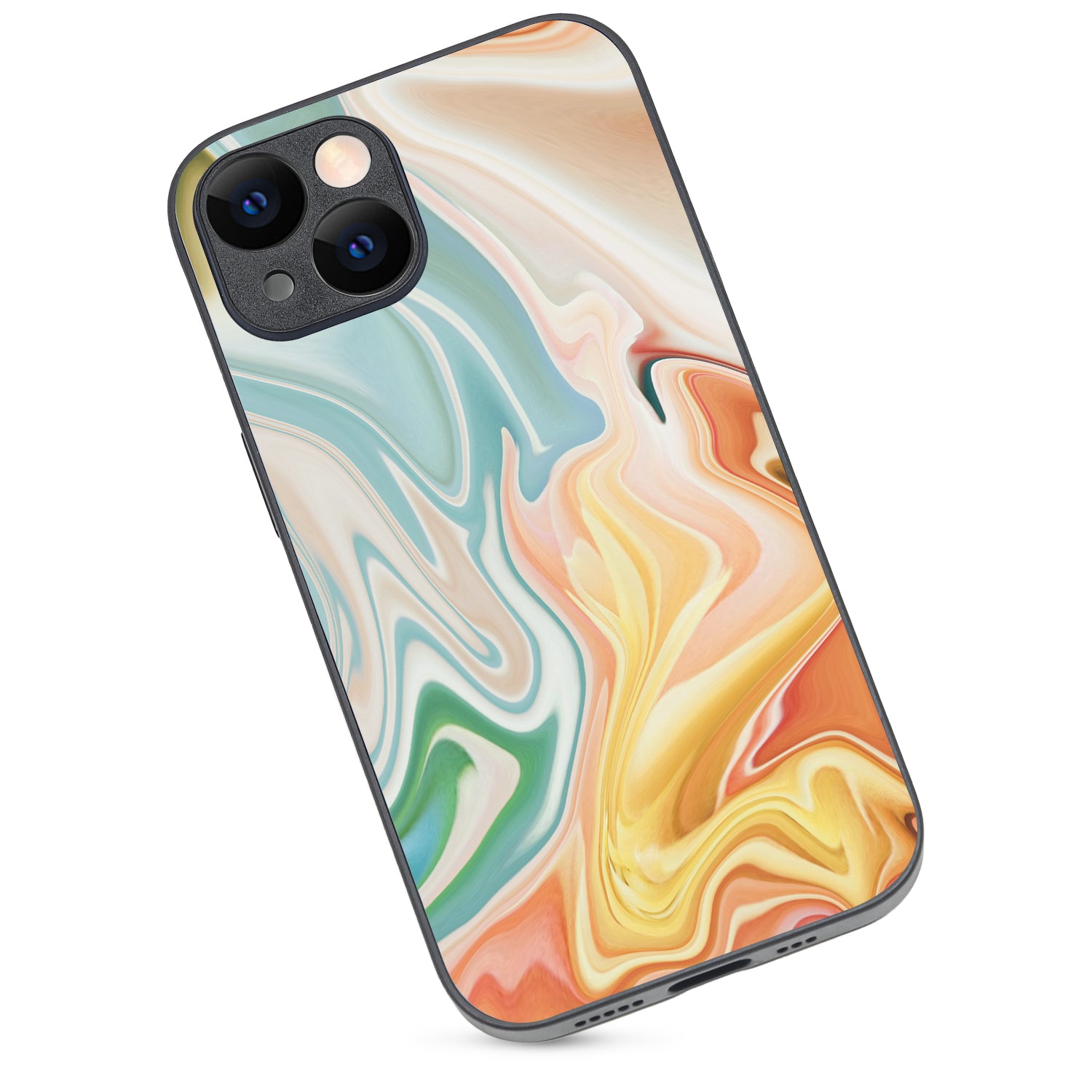 Multi Colour Marble iPhone 14 Case