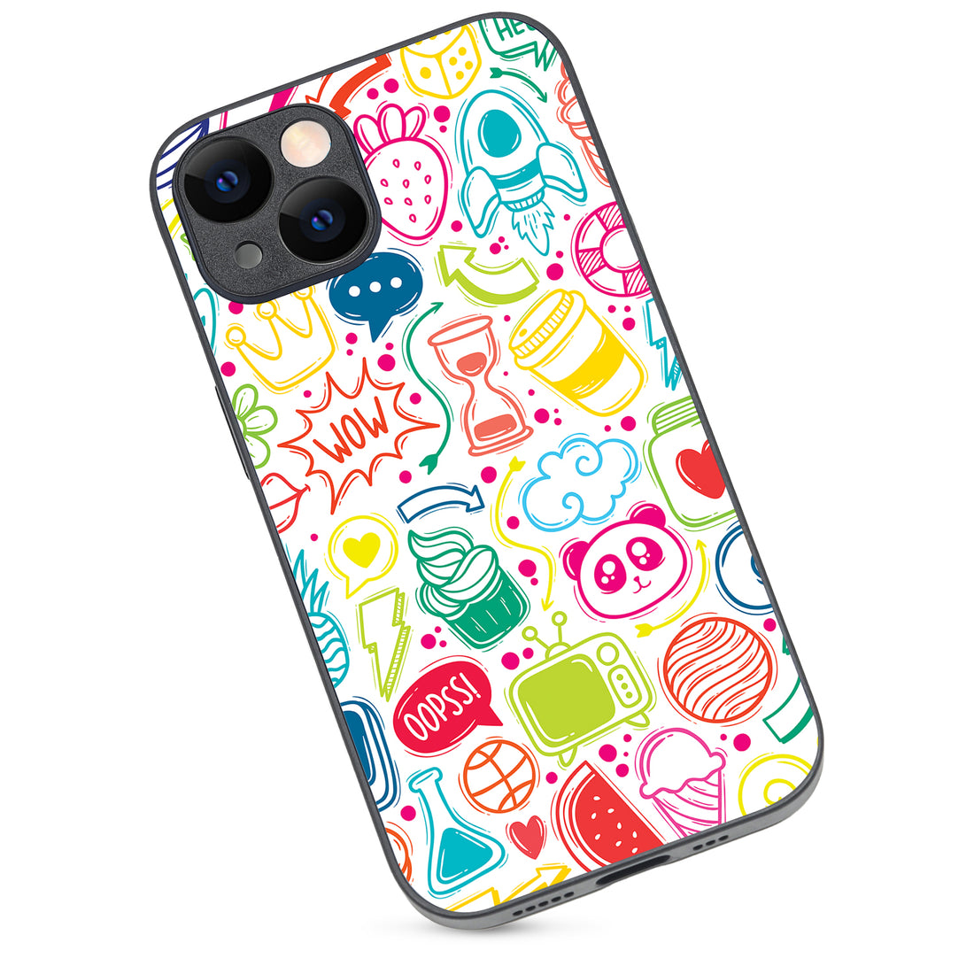 Wow Doodle iPhone 14 Case