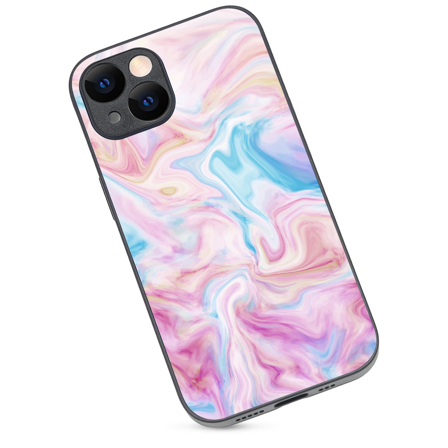 Blue Pink Marble iPhone 14 Case