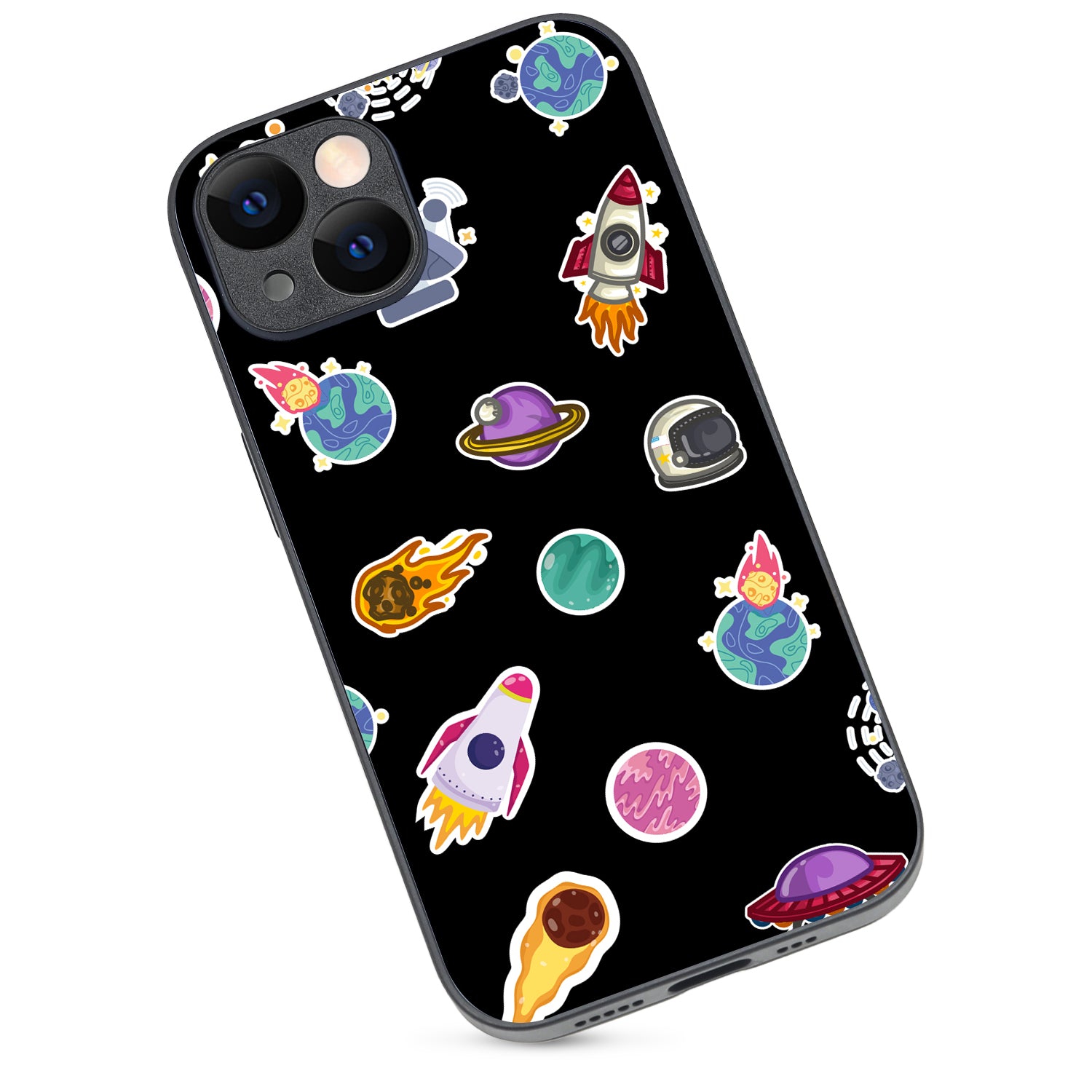 Stickers Space iPhone 14 Case