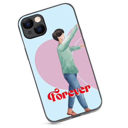 Forever Love Boy Couple iPhone 14 Plus Case