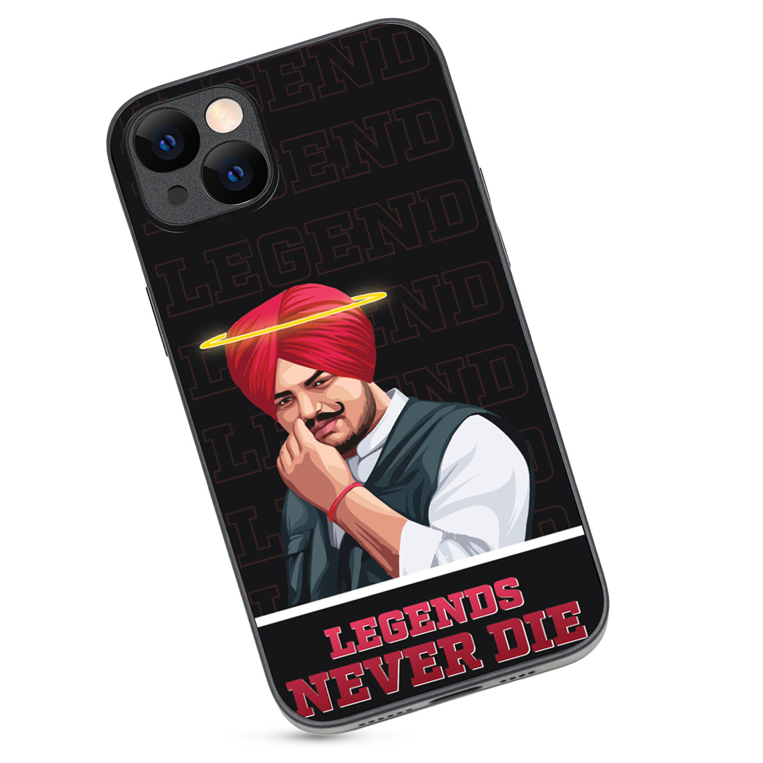 Legend Never Die Black Sidhu Moosewala iPhone 14 Plus Case