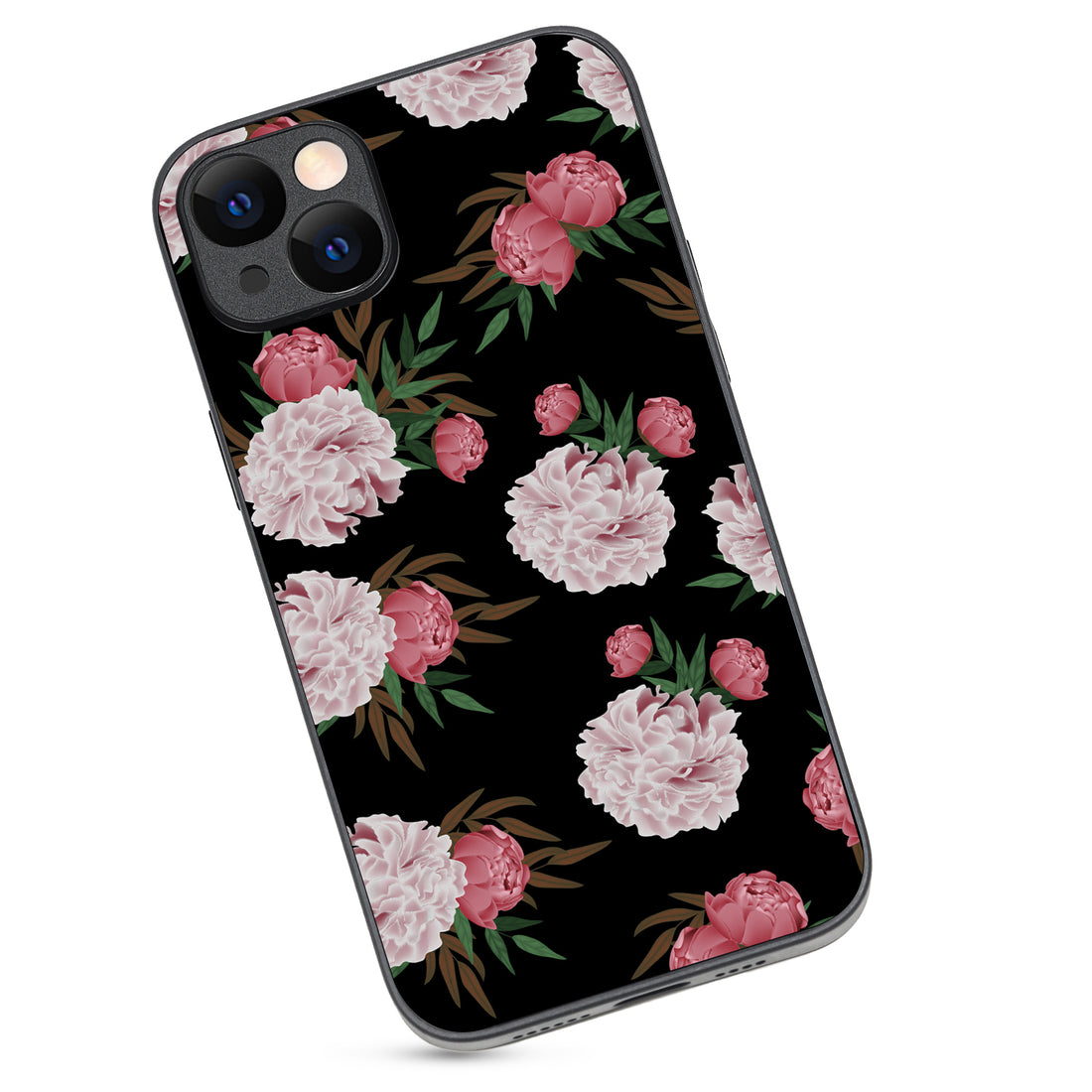 Pink Floral iPhone 14 Plus Case