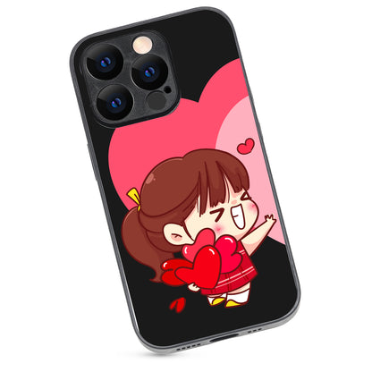 Love Girl Couple iPhone 14 Pro Case