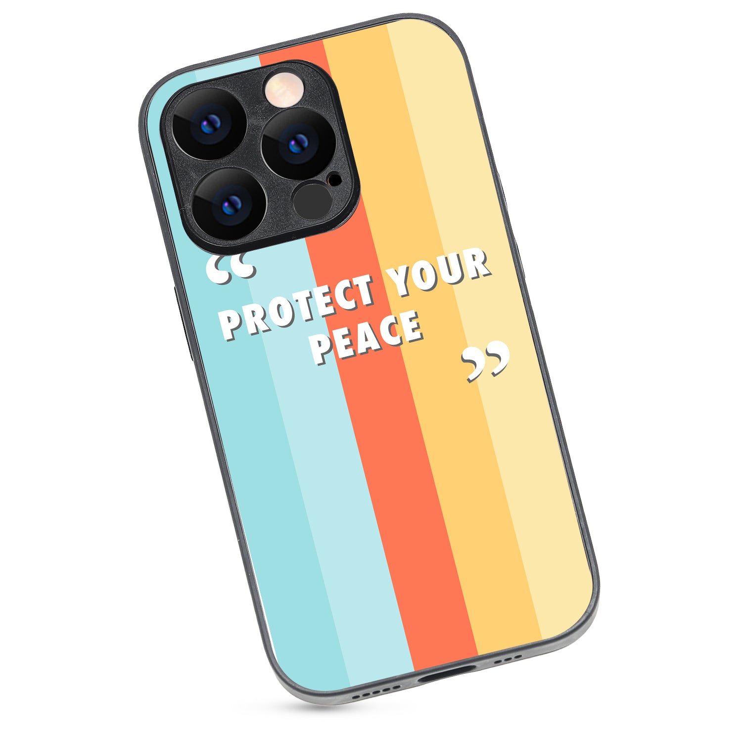 Protect your peace Motivational Quotes iPhone 14 Pro Case