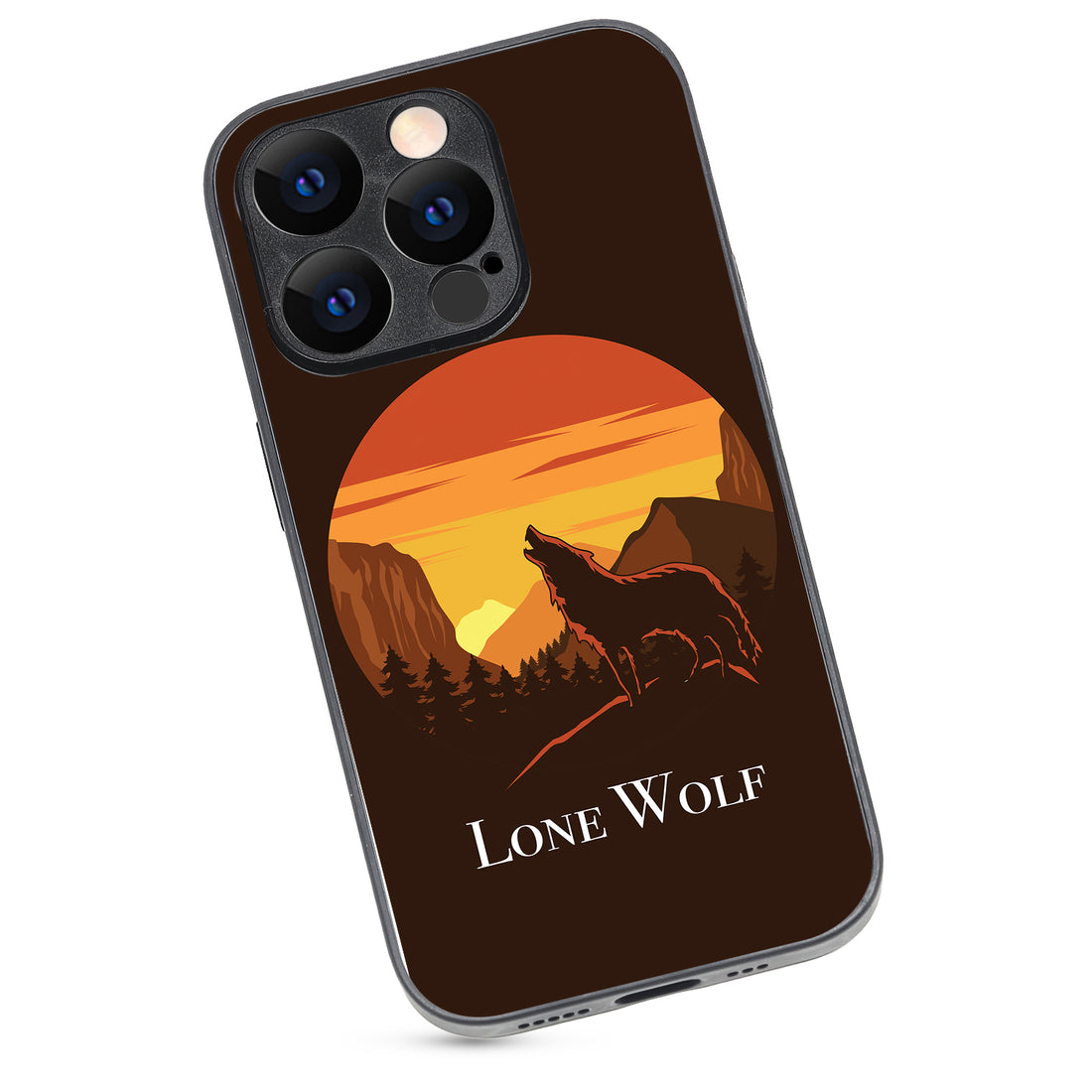 Lone Wolf Cartoon iPhone 14 Pro Case