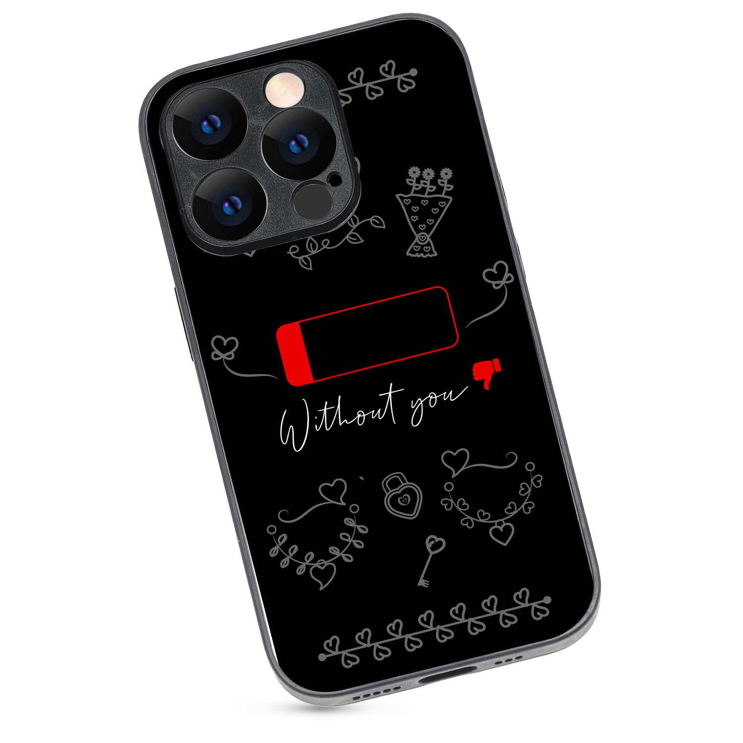 Without You Couple iPhone 14 Pro Case