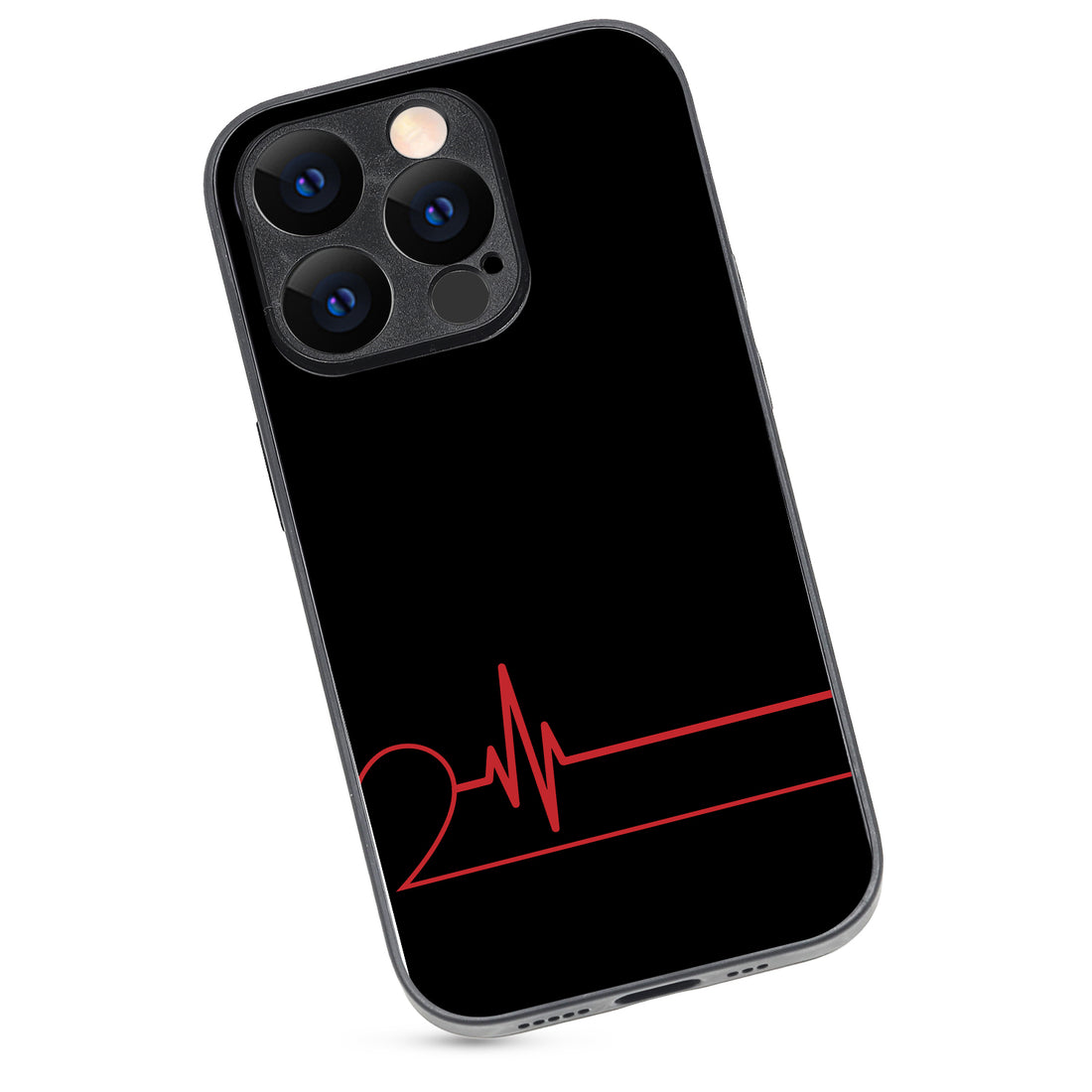Single Heart Beat Couple iPhone 14 Pro Case