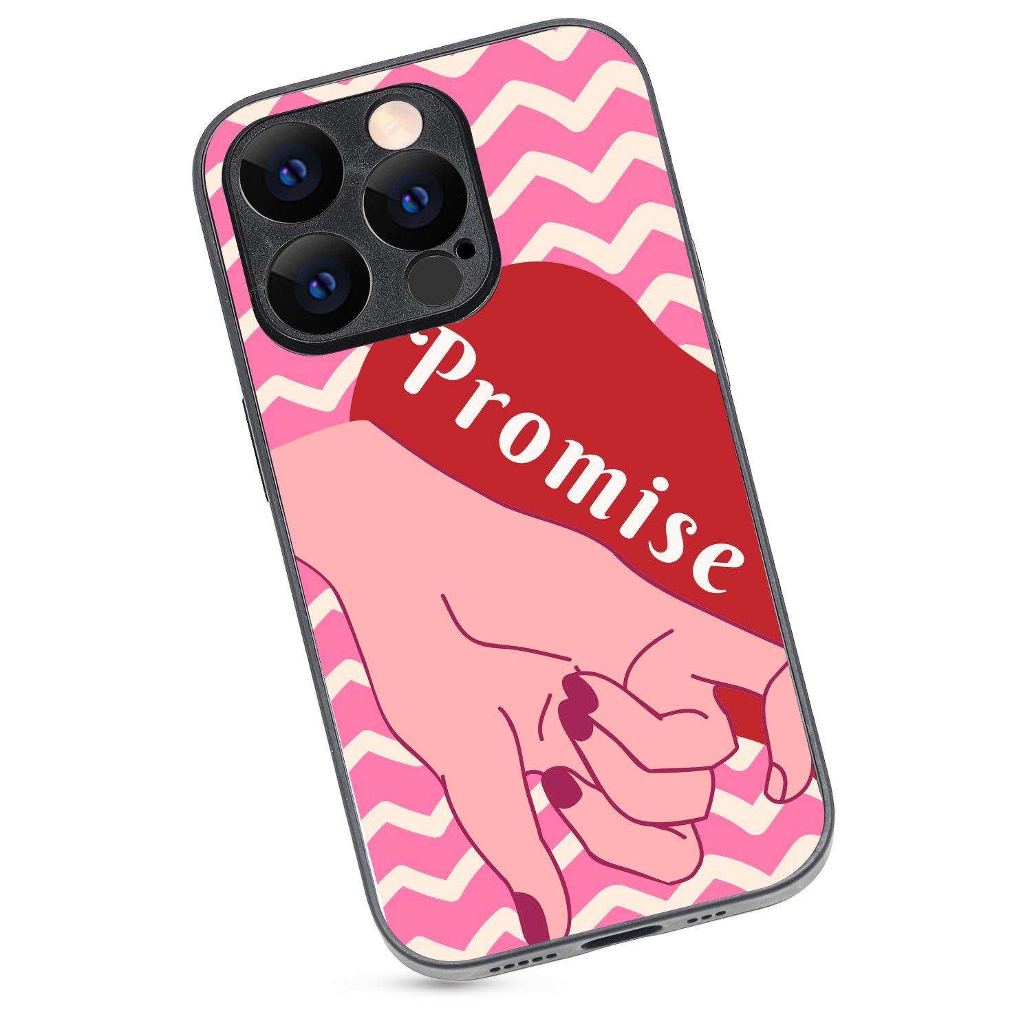 Promise Forever Girl Couple iPhone 14 Pro Case