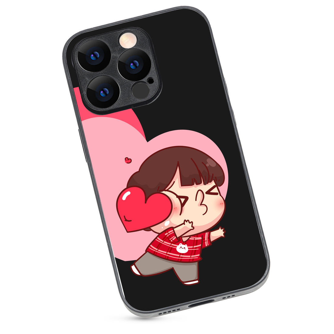 Love Boy Couple iPhone 14 Pro Case