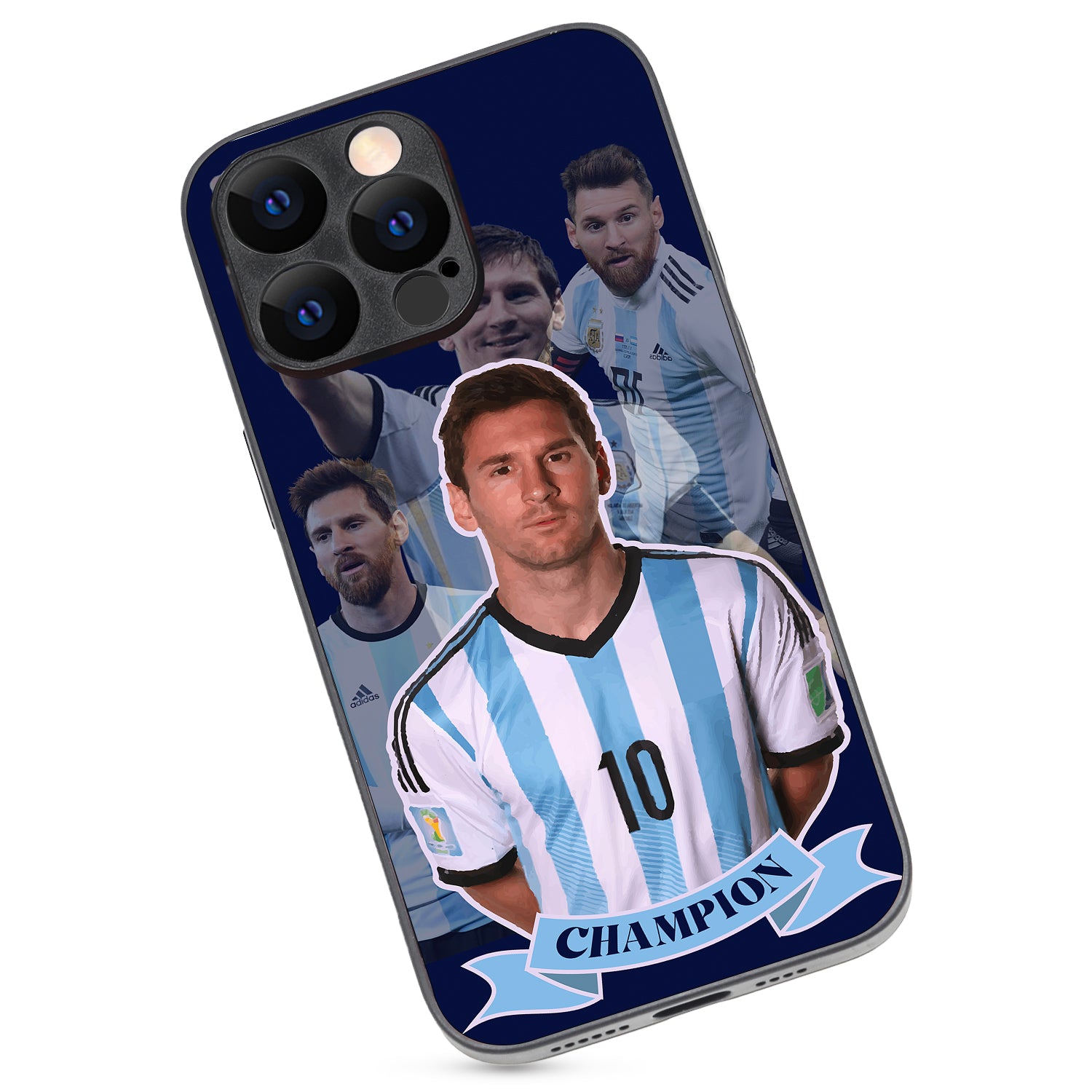 Messi Champion Sports iPhone 14 Pro Max Case