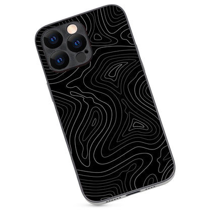 Black Illusion Optical Illusion iPhone 14 Pro Max Case