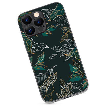 Green Floral iPhone 14 Pro Max Case