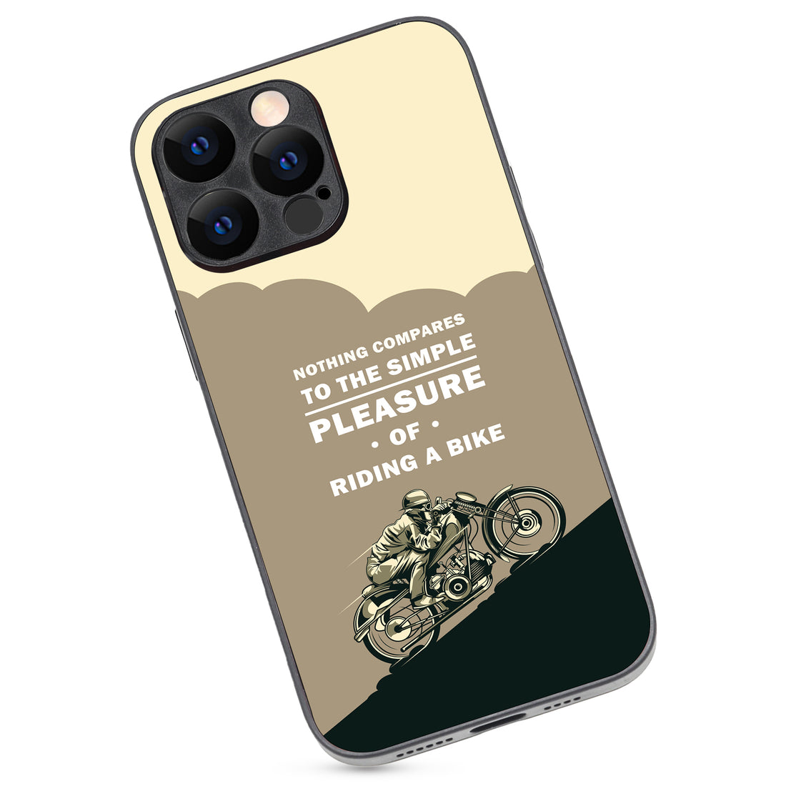 Pleasure of Riding Bike Travel iPhone 14 Pro Max Case