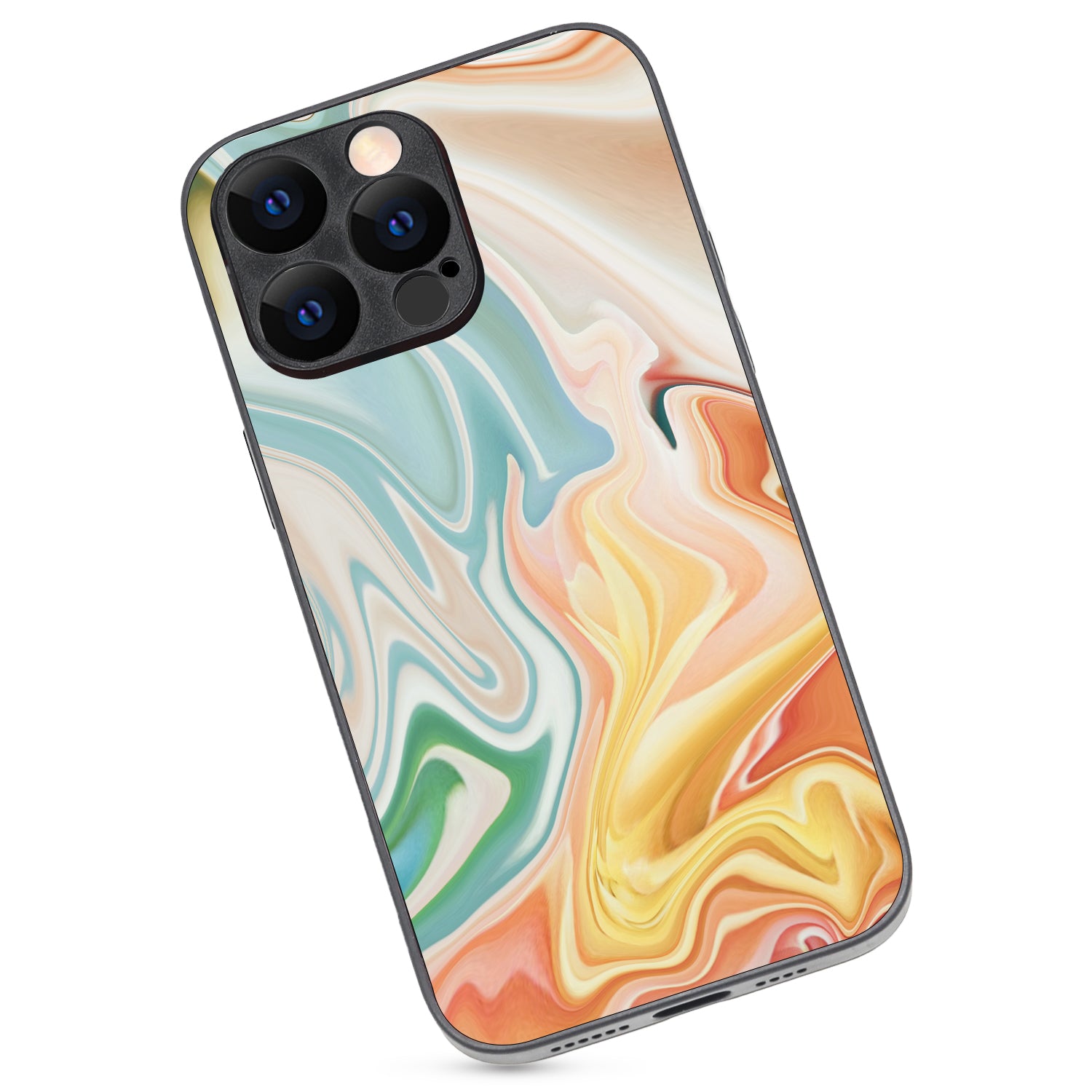 Multi Colour Marble iPhone 14 Pro Max Case