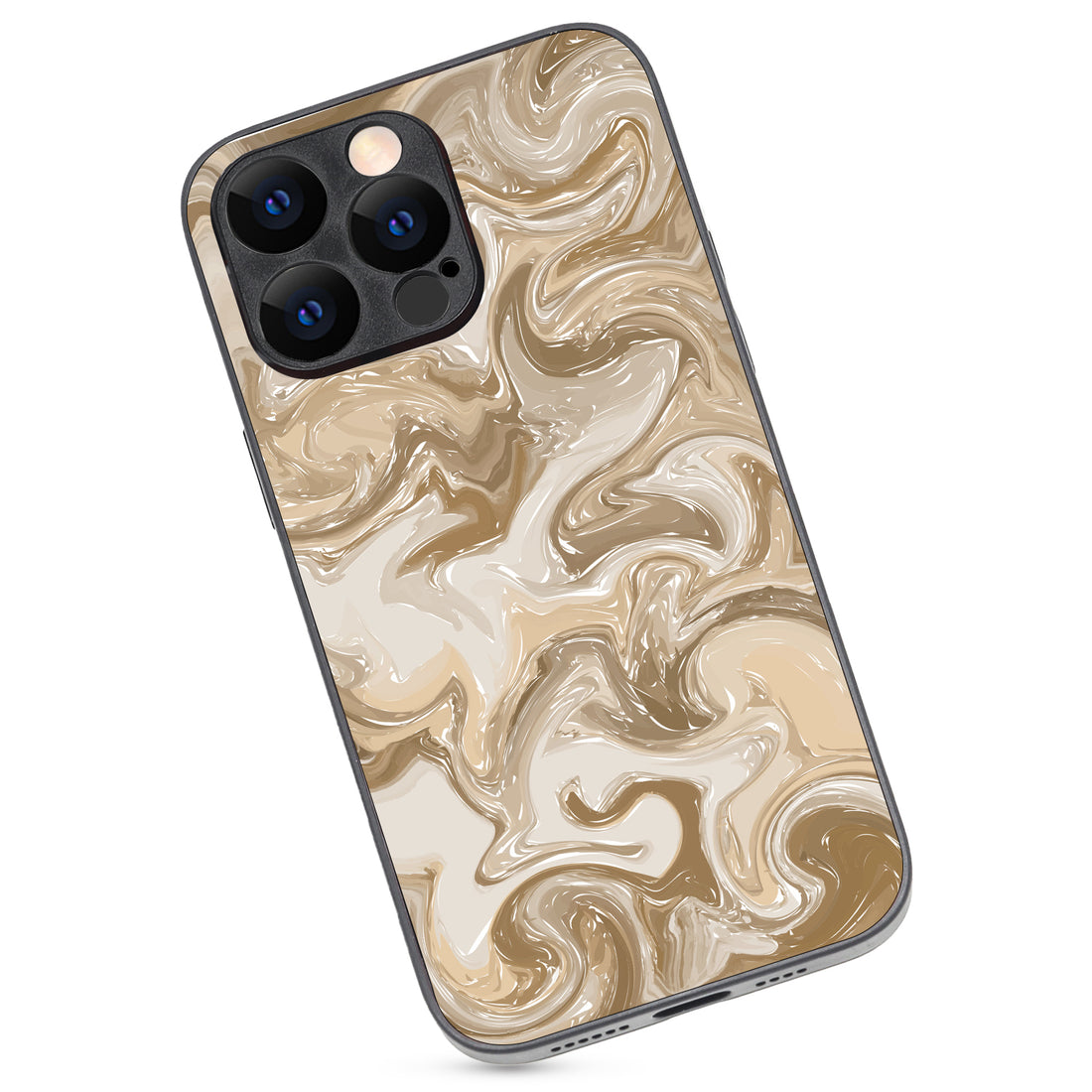 Brown Marble iPhone 14 Pro Max Case