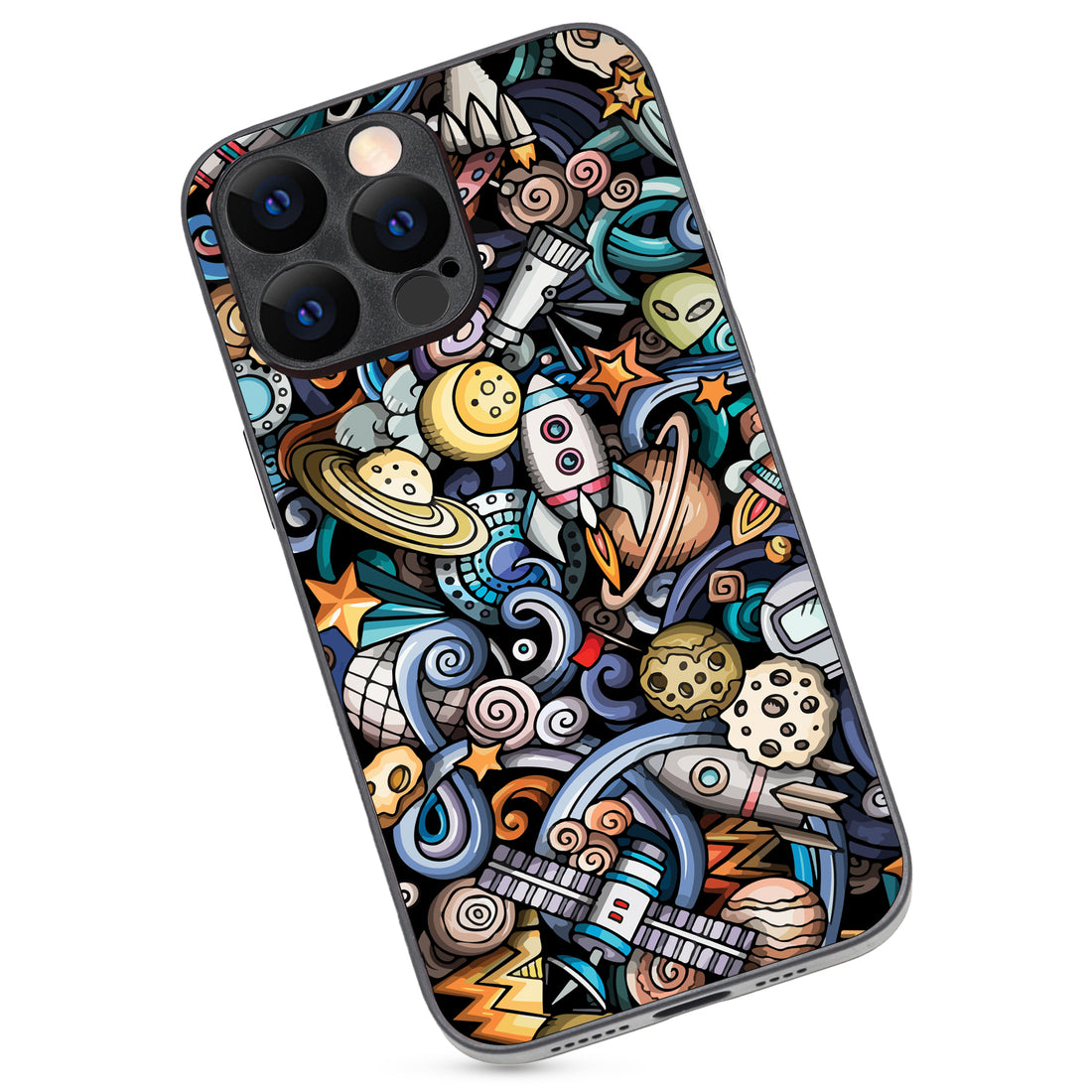 Trendy Doodle iPhone 14 Pro Max Case