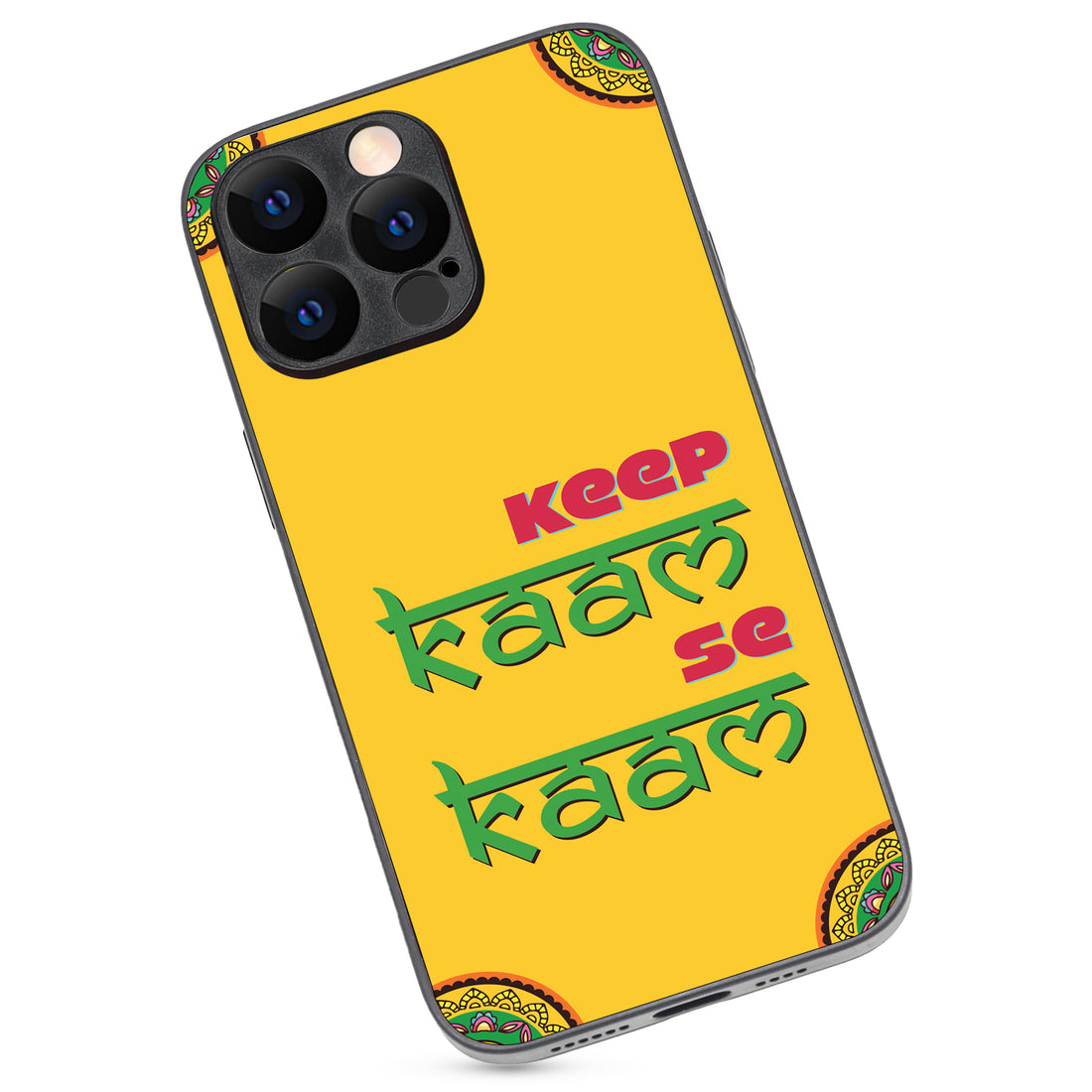 Keep Kaam Motivational Quotes iPhone 14 Pro Max Case