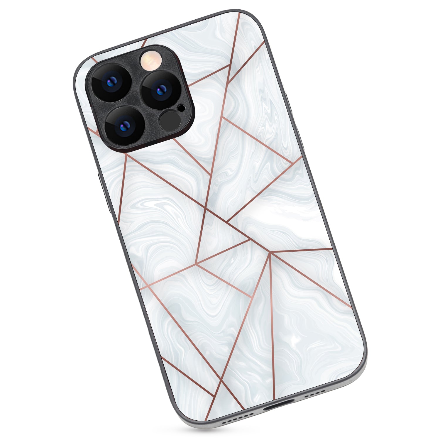 White Tile Marble iPhone 14 Pro Max Case